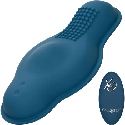 Dual Rider Bump Grind Silicone Rechargeable Grinding Vibrator With Remote By CalExotics