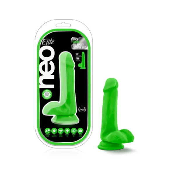 Neo Elite 6 inches Silicone Dual Density Cock & Balls — image 10 of 25