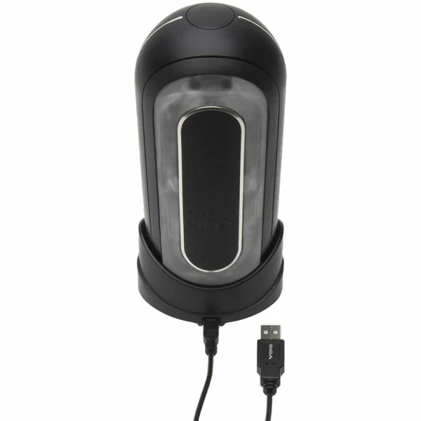 Tenga Flip 0 (Zero) EV Vibrating Penis Masturbator - Black