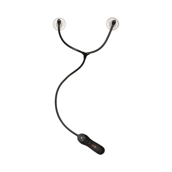 Kink Swell  Auto Vibrating Nipple Sucker Cups Black