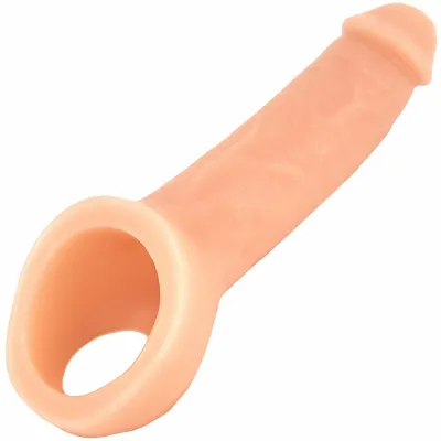 Ride On Silicone Penis Extender By Vixen Vanilla