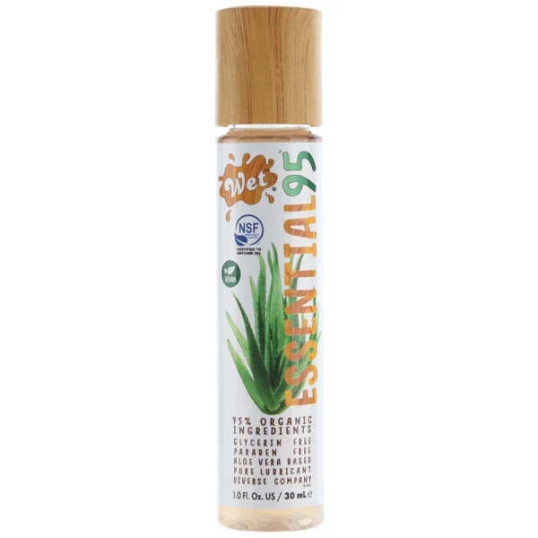 Wet Essentials 95% Organic Aloe Vera Based Lubricant
