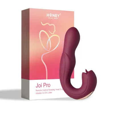 Joi Pro Remote Control G Spot and Clit Stimulator Maroon