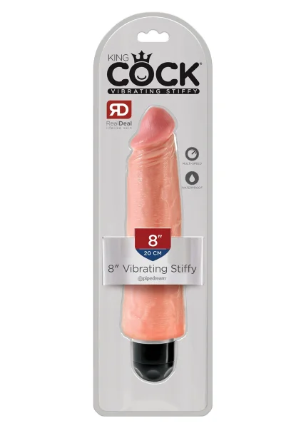 King Cock 8'' Vibrating Stiffy
