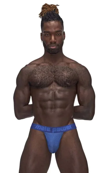 Sexagon Strappy Ring Jock - Small-medium - Royal