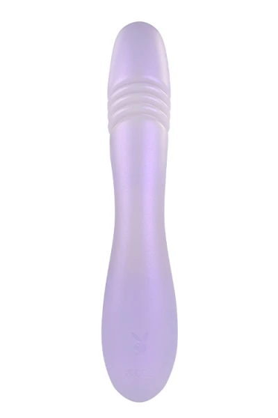 Playboy Bumping Bunny 9" Heated Thrusting Rabbit Vibrator