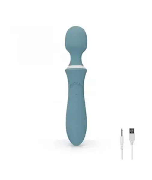 The Orchid Wand Vibrator - Aqua — image 11 of 12