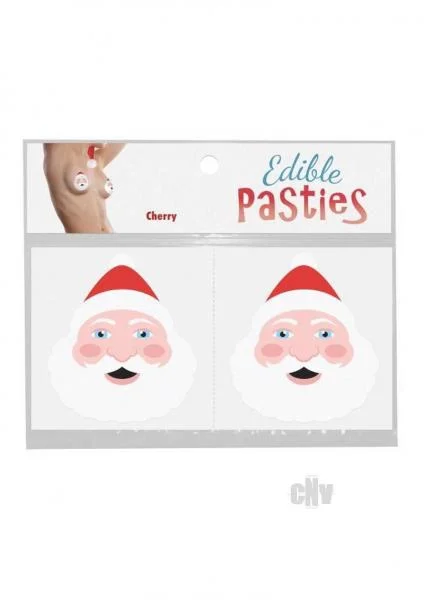 Edible Body Pasties - Cherry Santa Face