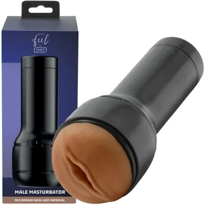 KIIROO Feel Stroker Pussy Dark Caramel Penis Masturbator