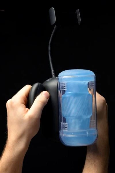 Blowcast Wingman Pro 6.2" Automatic Heated, Thrusting & Vibrating Masturbator