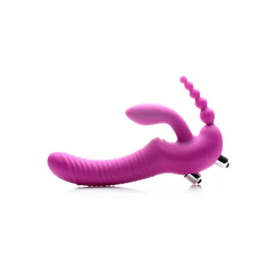 Regal Rider Vibrating Strapless Triple G Dildo
