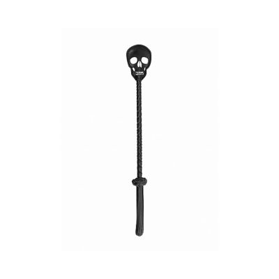Ouch Skulls Bones Crop With Skulls Black