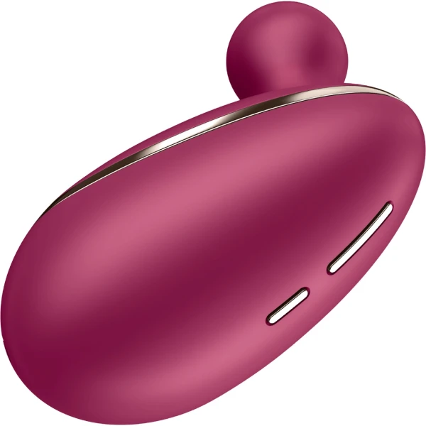 Satisfyer Spot On 1 Silicone Rechargeable Waterproof Clitoral Stimulator - Bordeaux