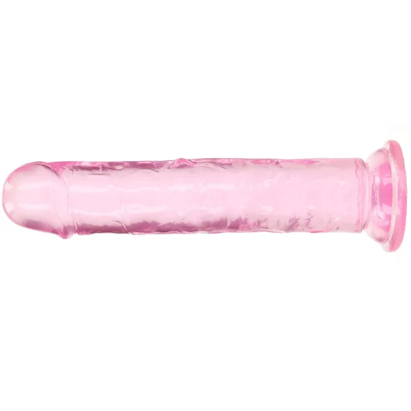 RealRock Crystal Clear Jelly 7 Inch Dildo