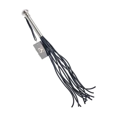 Bound X Silicone Round Tail Flogger With Metal Handle