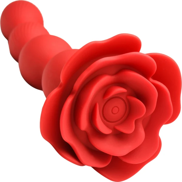 Bloomgasm Rose Twirl Vibrating & Rotating Anal Beads