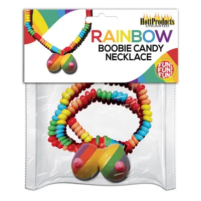 Hott Products Rainbow Booby Candy Necklace