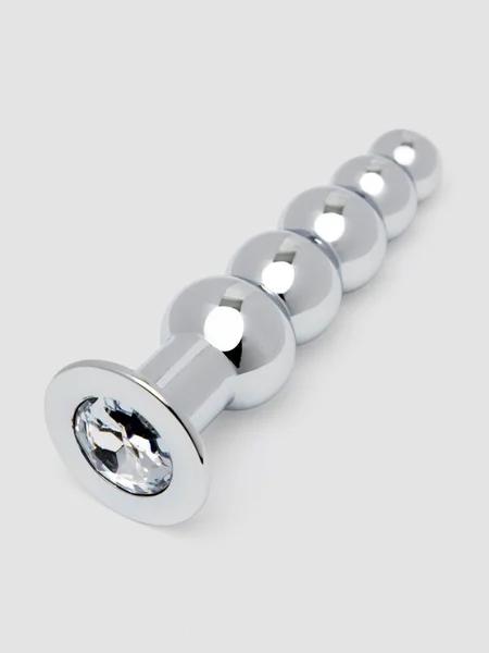 Lovehoney Jewelled Beaded Metal Butt Plug 5 inch — image 6 of 6