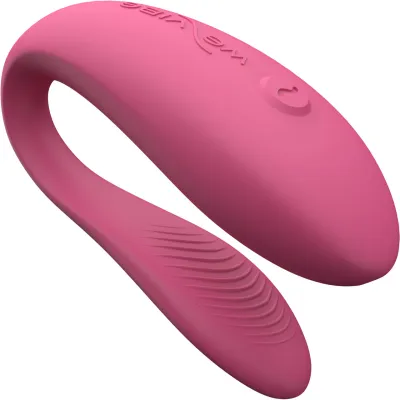 We Vibe Sync Lite App Controlled Rechargeable Silicone Couples Vibrator Pink
