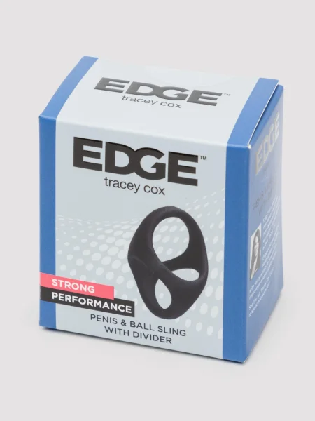 Tracey Cox EDGE Silicone Cock and Ball Sling with Ball Divider