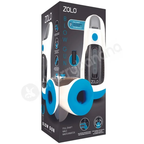 Zolo Blow Gun Suction & Vibration Masturbator With Audio