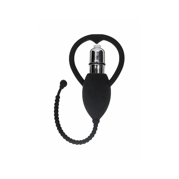 Ouch! Urethral Sounding Vibrating Bullet Plug Black — image 4 of 9