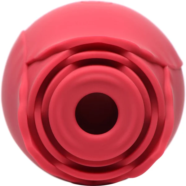 The Rose Rechargeable Clitoral Pressure Wave Stimulator By Pleasure Engine - Red