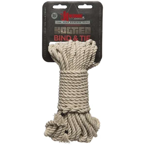 Kink Bind & Tie Hemp Bondage Rope - 50 ft