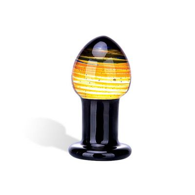 Glas Galileo Glass Butt Plug Clear Os