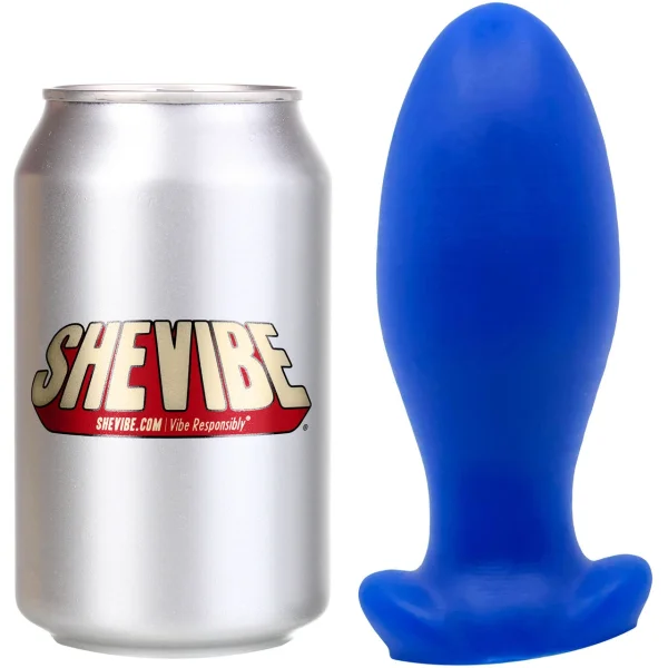 Topped Toys GAPE KEEPER 65 Silicone Butt Plug - Blue Steel
