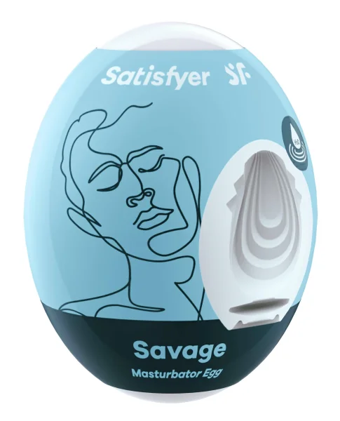 Satisfyer Masturbator Egg Savage Blue