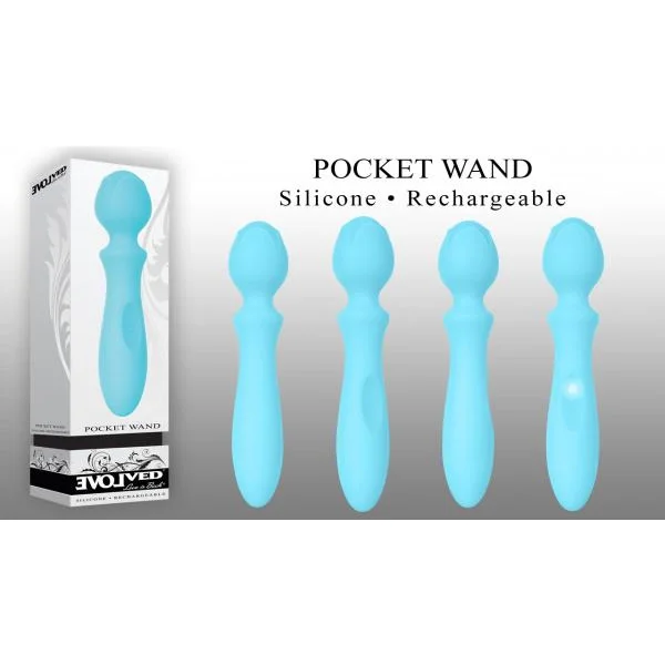 Pocket Wand Blue Petite Body Massager