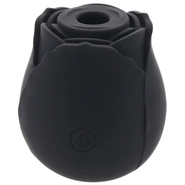 Inya The Rose Silicone Rechargeable Clitoral Pressure Wave Stimulator - Black