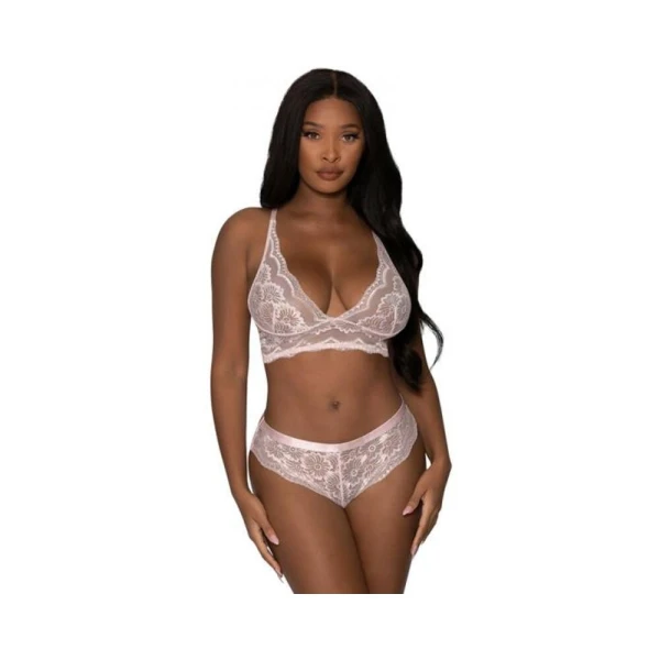 Magic Silk Seabreeze Cami & Short Set Blush Queen  Size — image 4 of 5