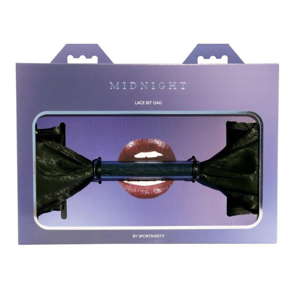 Midnight Lace Bit Gag by Sportsheets