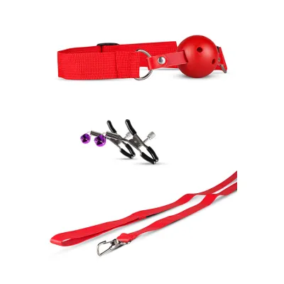 Secret Pleasure Chest Crimson Dream Beginner s Bondage Set 8 Pce