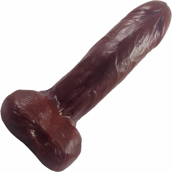 Maverick Vixskin Realistic Silicone Dildo By Vixen - Chocolate