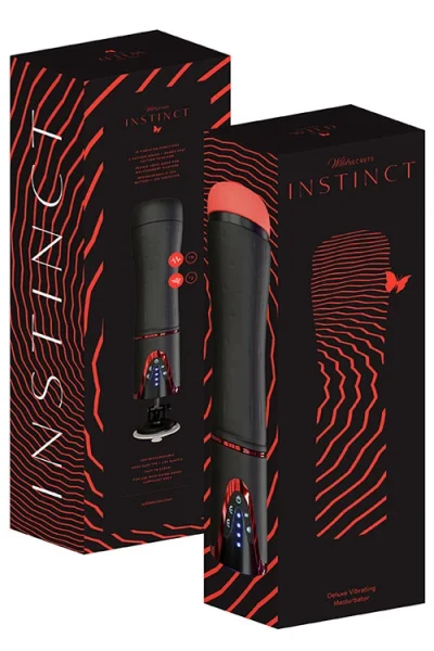 Wild Secrets Instinct Deluxe Vibrating Hands Free Masturbator with Female Voice Mode