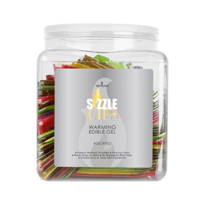 Sizzle Lips Assorted Flav 100pc Bowl