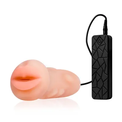 Realstuff Lifelike Mouth Vibrating Stroker 3 x AAA