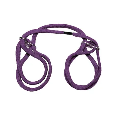 Japanese Style 100 Cotton Wrist Or Ankle Cuffs Purple