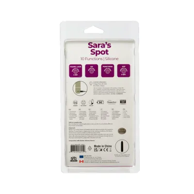 Sara s Spot Rechargeable Bullet With Removable G spot Sleeve Purple