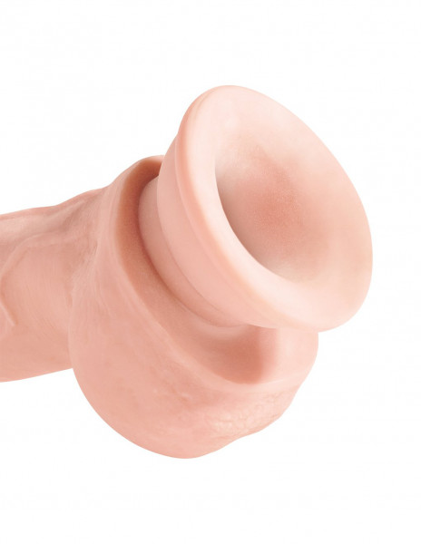 King Cock Plus 8" 3D Cock w/ Balls