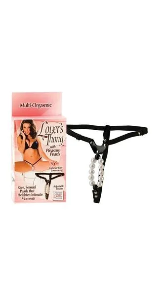 Lover's Thong with Pleasure Pearls