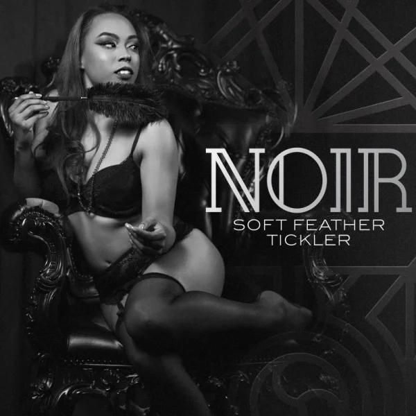 Noir Soft Feather Tickler