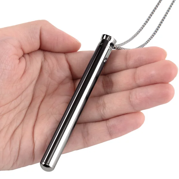 Le Wand 3.5" Whisper Quiet Vibrating Necklace in Black