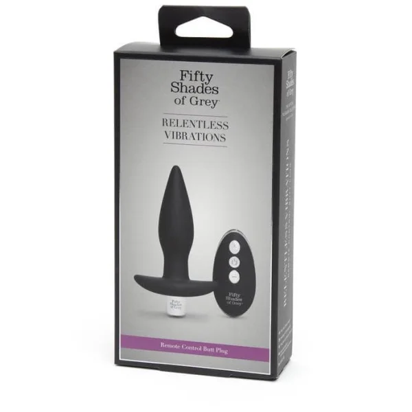 Fifty Shades Relentless Vibrations Remote Control  Butt Plug