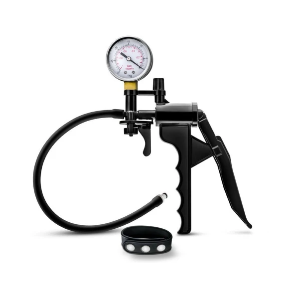 Performance - Gauge Pump Pistol With Silicone Tubing & Silicone Cock Strap - Black