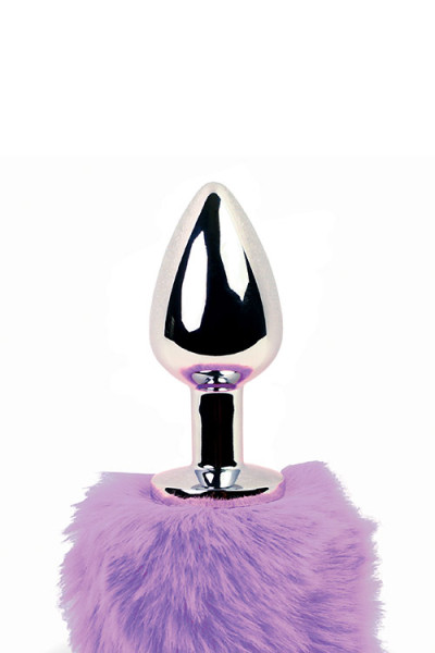 Feelz Metal Butt Plug with Furry Bunny Tail