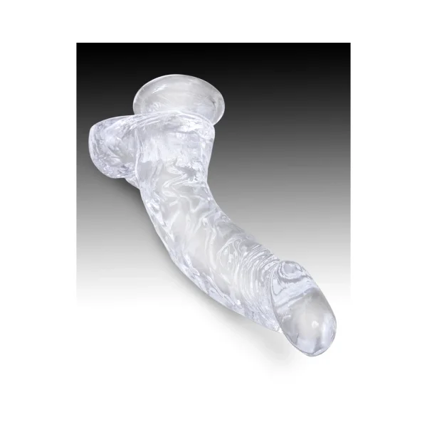 King Cock Clear 7.5in Cock With Balls — image 5 of 13